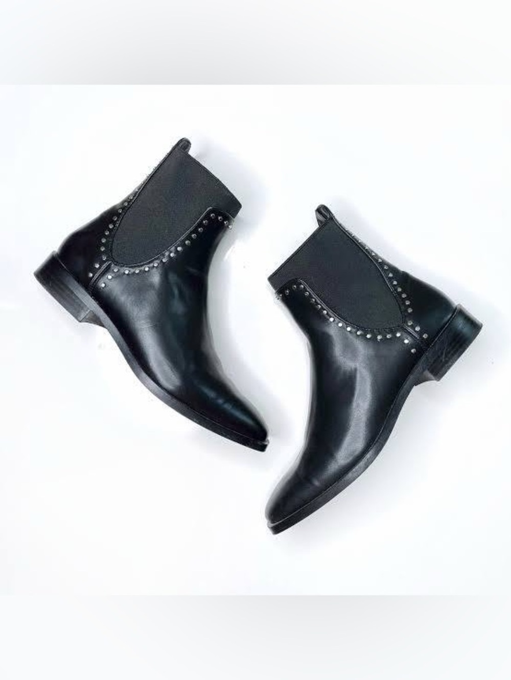 ZARA Black Chelsea Boots Size 7.5